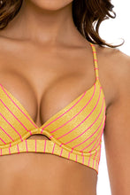 REBEL GLAM - Underwire Top & High Leg Bottom • Disco Gold