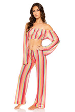 MUSE FEELS - Tropicana Shoulder Top & Beach Pant • Multicolor