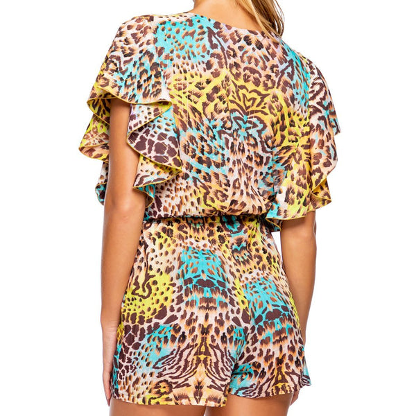 DIOSA SALVAJE - Font Knot Romper