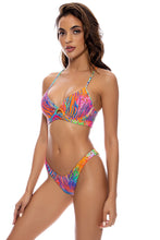 WILD WATERS - Underwire Top & High Leg Brazilian Bottom • Multicolor
