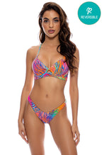 WILD WATERS - Underwire Top & High Leg Brazilian Bottom • Multicolor