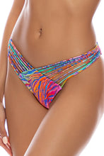 WILD WATERS - V Splice Bralette & Strappy Ruched Back Bottom • Multicolor Campaign