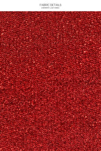 STARDUST - Triangle Halter Top & Seamless Wavy Ruched Back Bottom • Red Digital Presentation