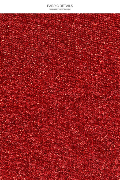 STARDUST - Underwire Top & High Leg Brazilian Bottom • Red