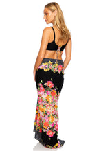 FOREVER YOURS - Open Front Bralette & Pareo • Black