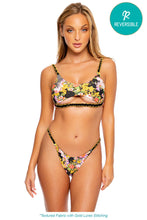 FOREVER YOURS - Open Front Bralette & Brazilian Bottom • Black