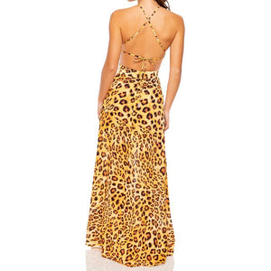 LULI WILD - Halter Cut Out Dress