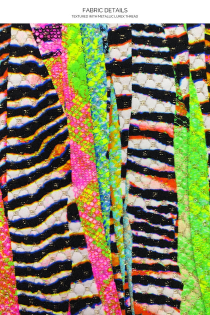 LULI DISCO - Underwire Top & High Leg Brazilian Bottom • Multicolor