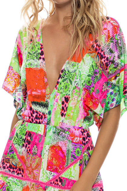 FIERCE SOUL - Playera Ruffle Dress • Multicolor