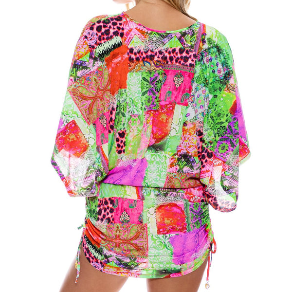 FIERCE SOUL - Cabana V Neck Dress