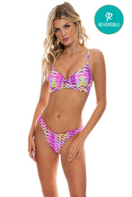 OASIS BABE - Underwire Top & High Leg Brazilian Bottom • Multicolor