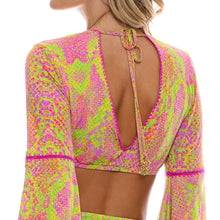 BORN TO BE WILD - Bell Sleeve Crop Top