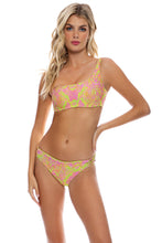 BORN TO BE WILD - One Shoulder Lace Back Top & Lace Up Full Bottom • Multicolor