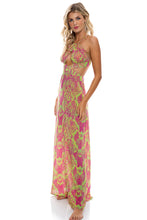 BORN TO BE WILD - Halter Cut Out Dress • Multicolor