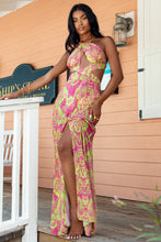 BORN TO BE WILD - Halter Cut Out Dress • Multicolor