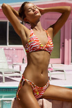 LOVE ME WILD - Front Twist Halter Top & Seamless Cut Out Brazilian Tie Side Bottom • Multicolor Campaign