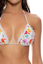 AMOR Y PLAYA - Triangle Top & High Leg Brazilian Bottom • White Campaign