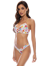 AMOR Y PLAYA - Underwire Top & High Leg Brazilian Bottom • White