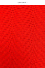 HOT TROPICS - Triangle Halter Top & Seamless Full Tie Side Bottom • Lava Red