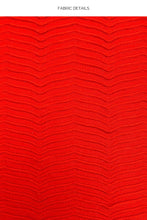 HOT TROPICS - Open Side One Piece Bodysuit • Lava Red