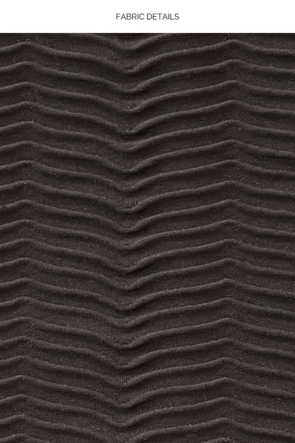 HOT TROPICS - V Splice Bralette & Seamless Full Tie Side Bottom • Black