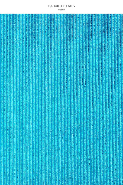 BABES JUST WANT SUN - Triangle Halter Top & Seamless Full Tie Side Bottom • Aquamarine