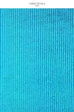 BABES JUST WANT SUN - Scoop Neck Cut Out Top & Tab Side High Leg Thong Bottom • Aquamarine