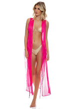 RUN THE SHOW - Open Slit Tunic • Fuchsia