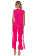 RUN THE SHOW - Open Slit Tunic • Fuchsia