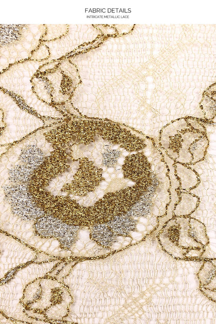 LULI LUX - Playera Ruffle Dress • Gold