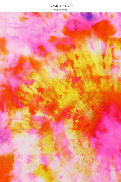 RETRO DREAM - Triangle Top & Seamless Wavy Ruched Back Tie Side Bottom • Multi Pink