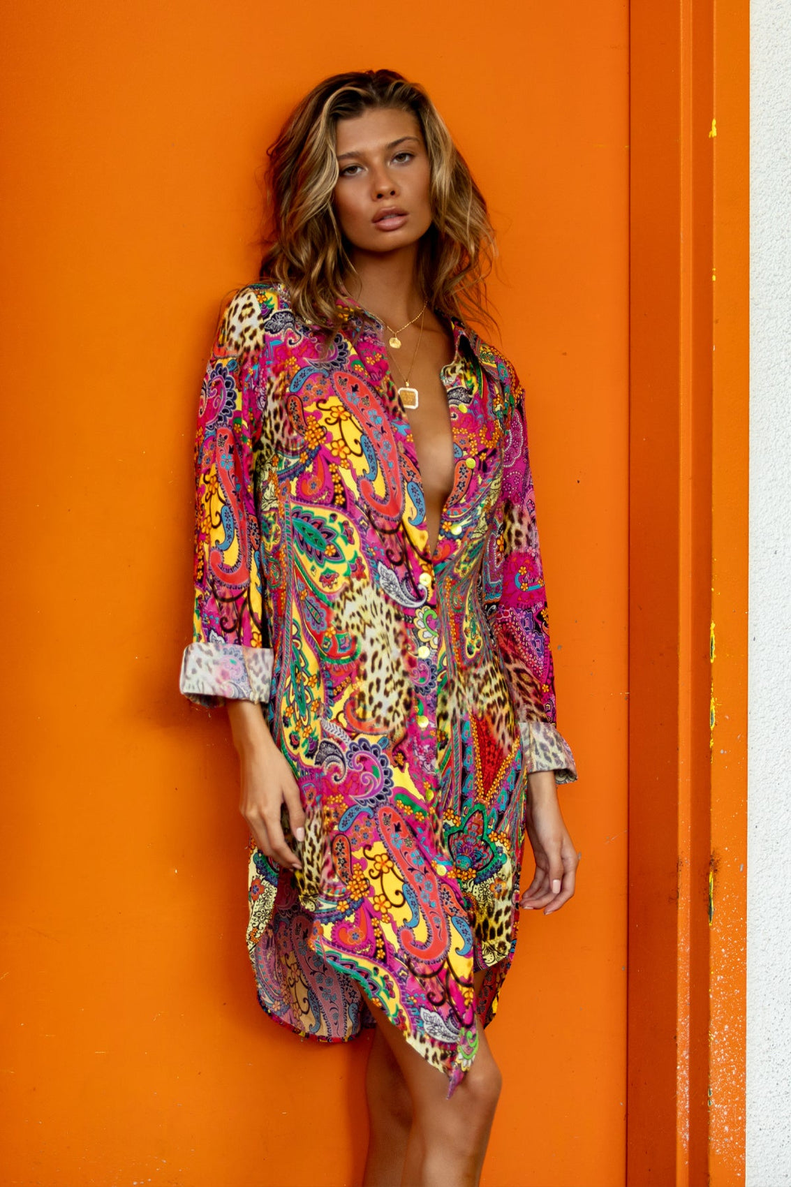 SHORE THING - Blouse Dress • Multicolor