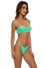 STARLIGHT - Square Neck Balconette Top & Brazilian Bottom • Mint