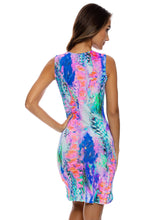 SHE'S ELECTRIC - Hi Lo Scrunch Dress • Multicolor