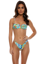 AMALFI - Sweetheart Balconette & High Leg Brazilian Bottom • Multicolor