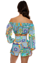 AMALFI - Crop Top & Shorts • Multicolor