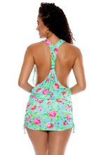 TI AMO - T Back Mini Dress • Aqua