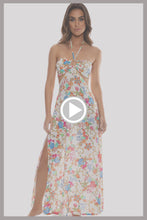 IL MARE - Bandeau Ring Cut Out Dress • White