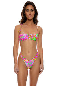 VIVI IL MOMENTO - Sweetheart Balconette & High Leg Brazilian Bottom • Multicolor