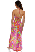 VIVI IL MOMENTO - Drawstring Cut Out Long Dress • Multicolor