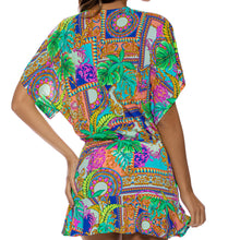 POSITANO - Playera V Neck Ruffle Dress