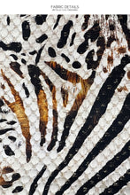 ANIMALE - Reversible Diamond Cut Top & Reversible High Leg Brazilian Bottom • Cream