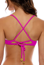 CAPRI - Sweetheart Balconette & High Leg Brazilian Bottom • Fuchsia Campaign