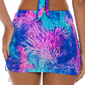LULI REEF - Scrunch Up Mini Skirt