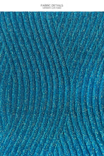 TORNASOL - Square Neck Lace Up One Piece • Azure