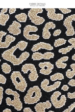 LULI CHEETAH - Looped Triangle Top & Seamless Ruched Back Brazilian Tie Side Bottom • Multicolor