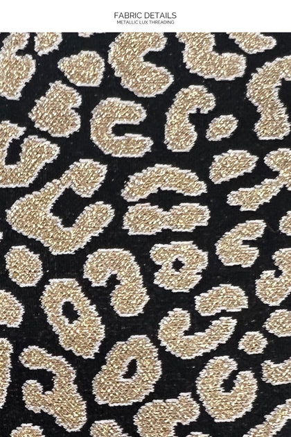 LULI CHEETAH - Looped Triangle Top & Seamless Ruched Back Brazilian Tie Side Bottom • Multicolor