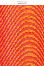 OLAS - Seamless Triangle Top & Seamless Ruched Back Brazilian Tie Side Bottom • Orange