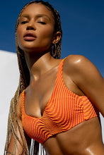 OLAS - Underwire Tank Top & High Leg Brazilian Bottom • Orange