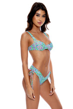 GROOVY LULI - Wide Strap Balconette Top & Drawstring Side Bottom • Multicolor